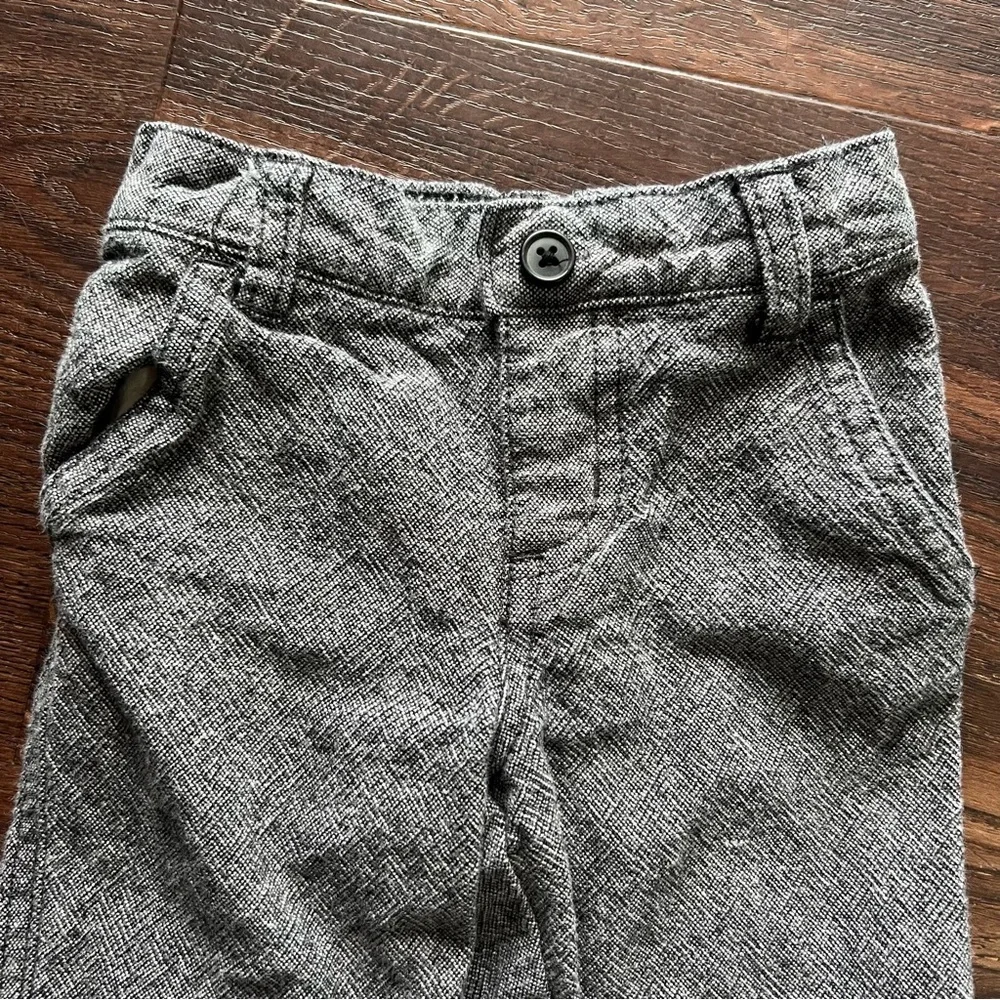 Gymboree Baby Boy 3-6 month gray dress pants 100% cotton